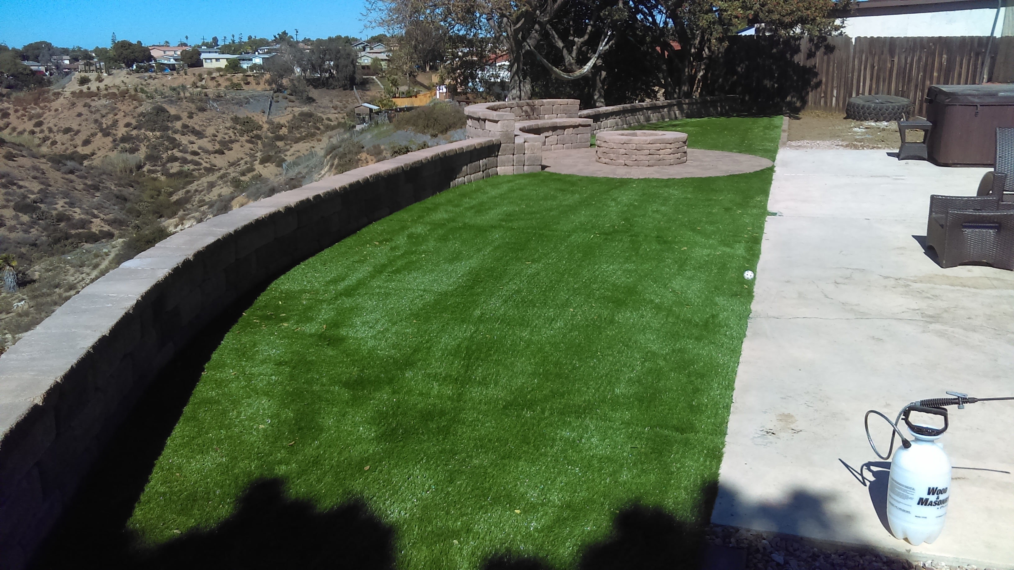 Retaining Wall — San Diego Project vinyl plank flooring installed in San Diego home by Hardscape Flow