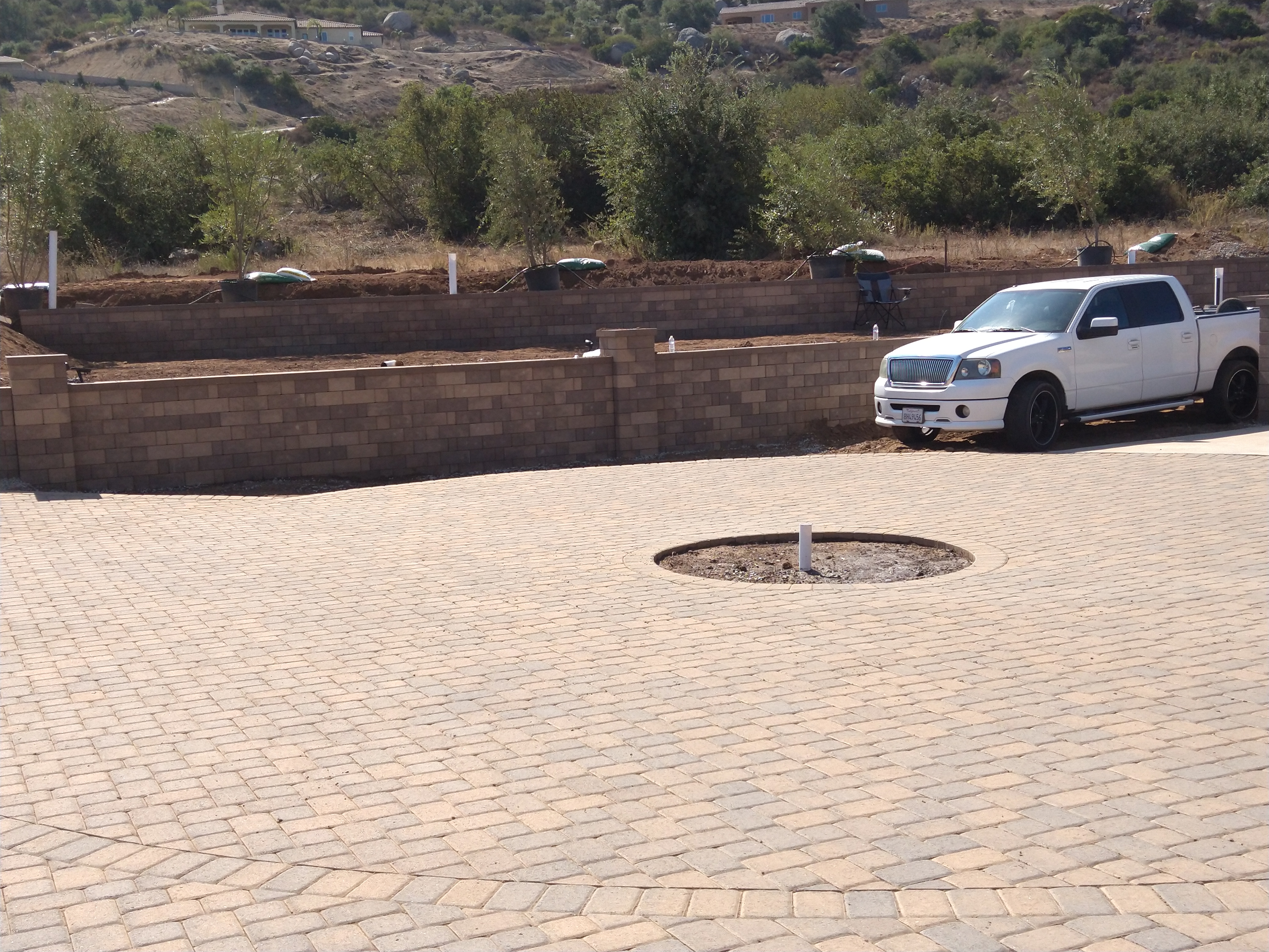 Retaining Wall — San Diego Project vinyl plank flooring installed in San Diego home by Hardscape Flow