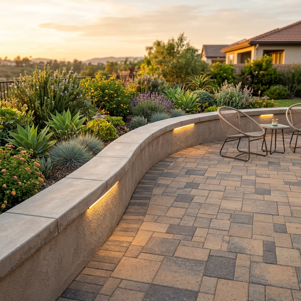 Hardscape Project vinyl plank flooring installed in San Diego home by Hardscape Flow