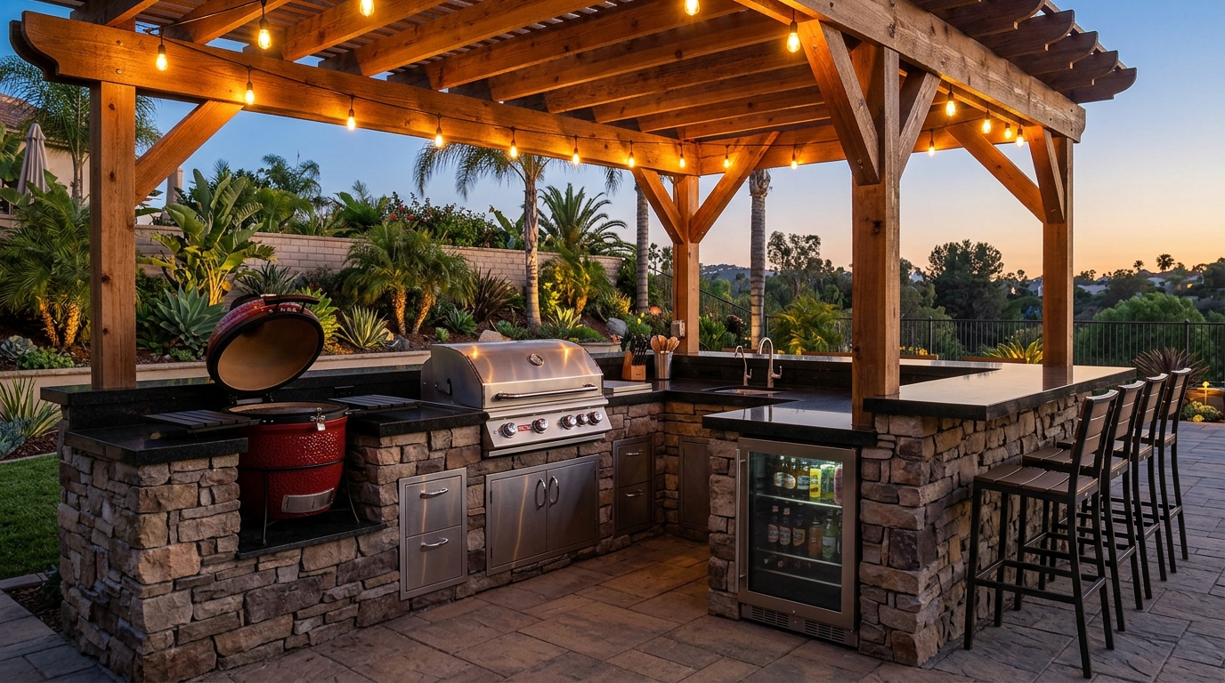 Hardscape Project vinyl plank flooring installed in San Diego home by Hardscape Flow