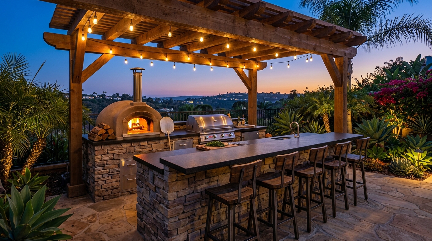 Hardscape Project vinyl plank flooring installed in San Diego home by Hardscape Flow