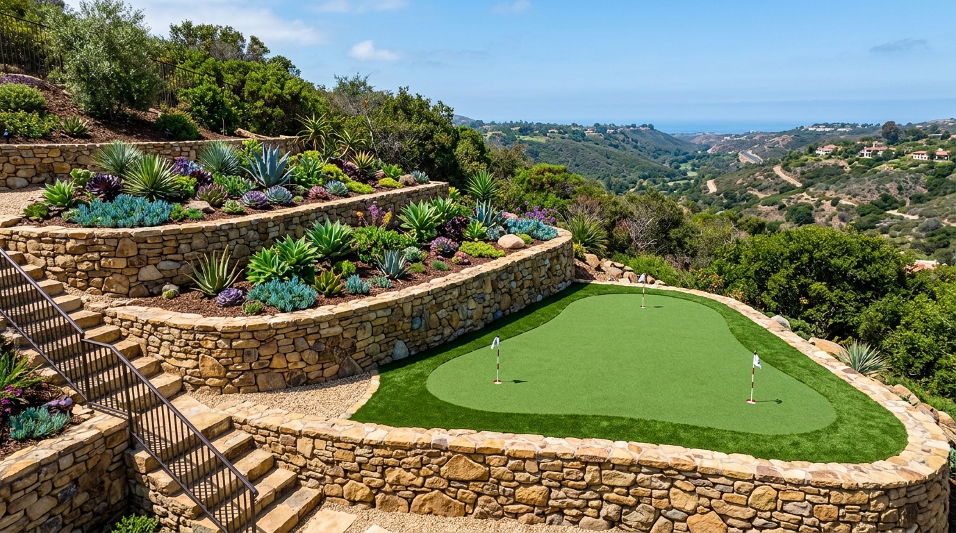 Hardscape Project vinyl plank flooring installed in San Diego home by Hardscape Flow