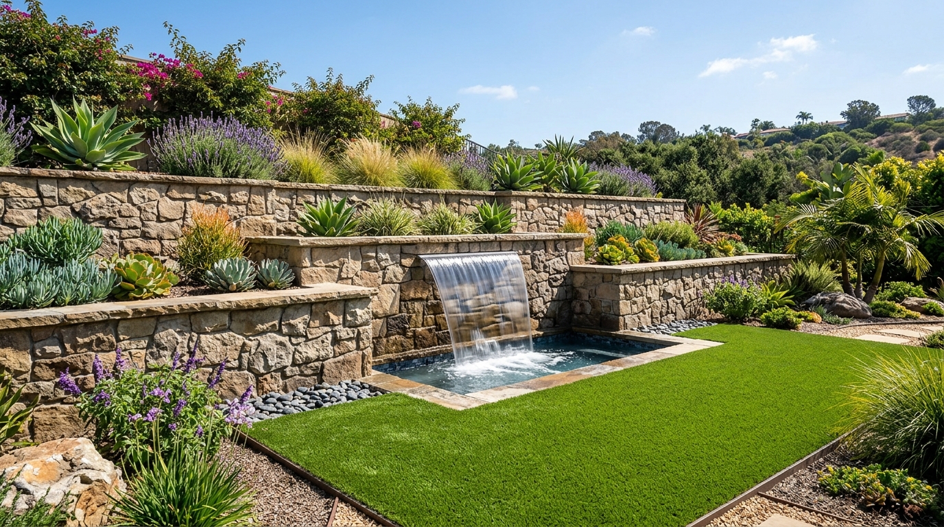 Hardscape Project vinyl plank flooring installed in San Diego home by Hardscape Flow