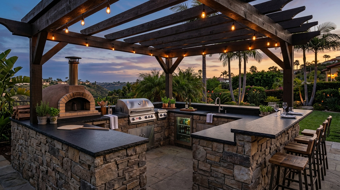 Hardscape Project vinyl plank flooring installed in San Diego home by Hardscape Flow