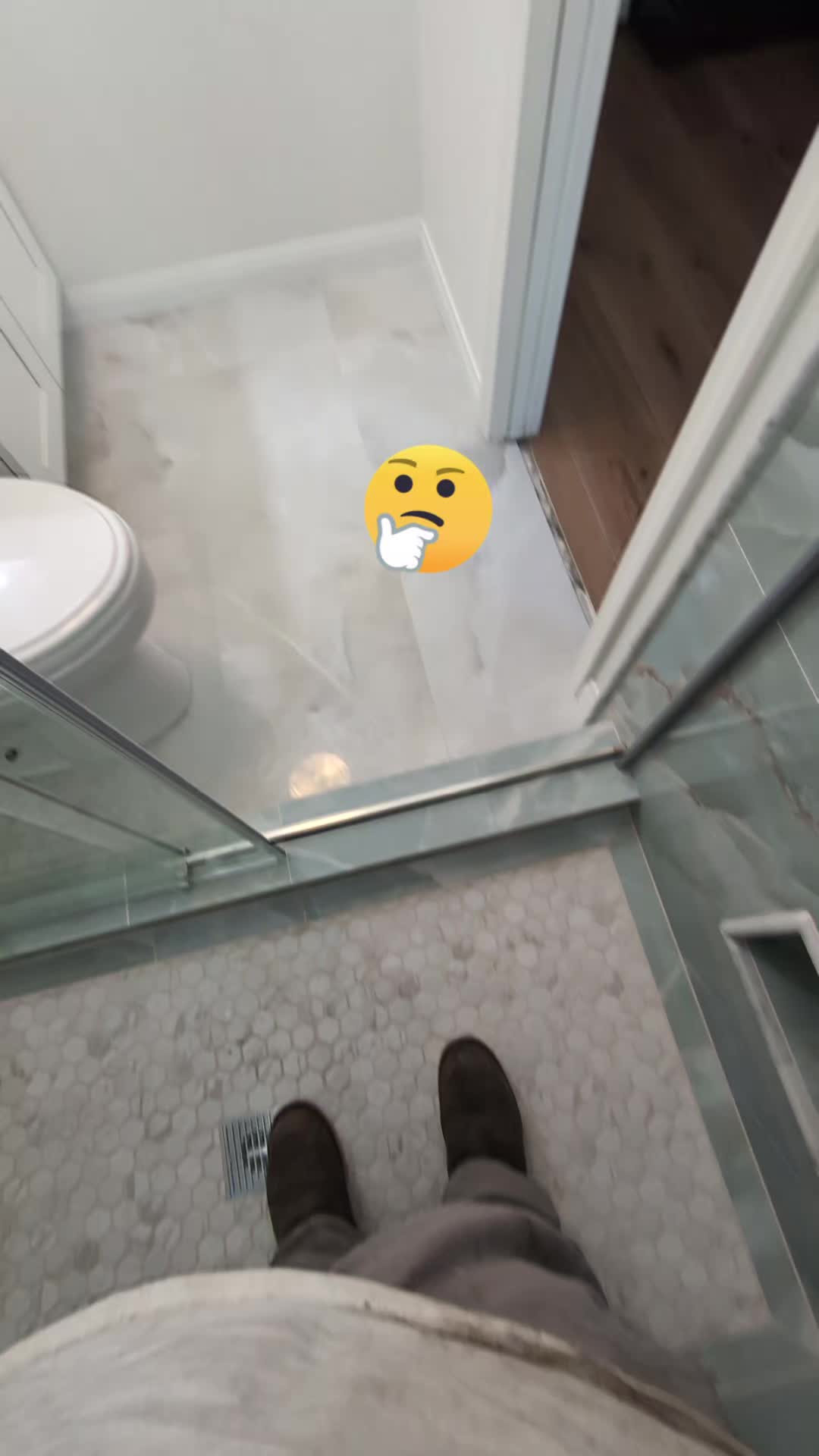 Walk-In Shower Remodel in San Diego: Marble Hexagon Tile, Glass Enclosures & Luxury Fixtures