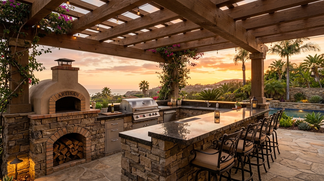 Hardscape Project vinyl plank flooring installed in San Diego home by Hardscape Flow